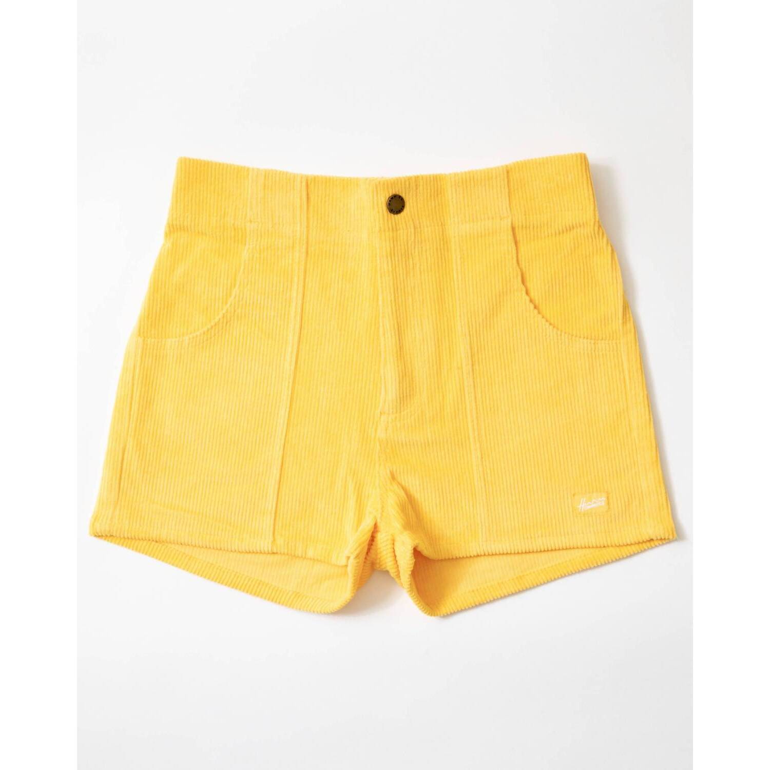 New Hammies Retro Corduroy Shorts In Yellow — image 3 of 4